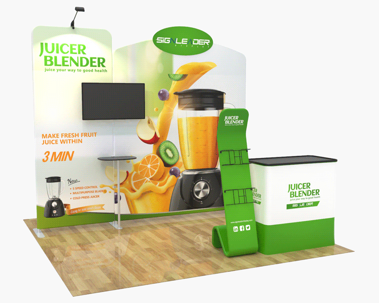 10ft Home Appliance Trade Show Booth Idea 04