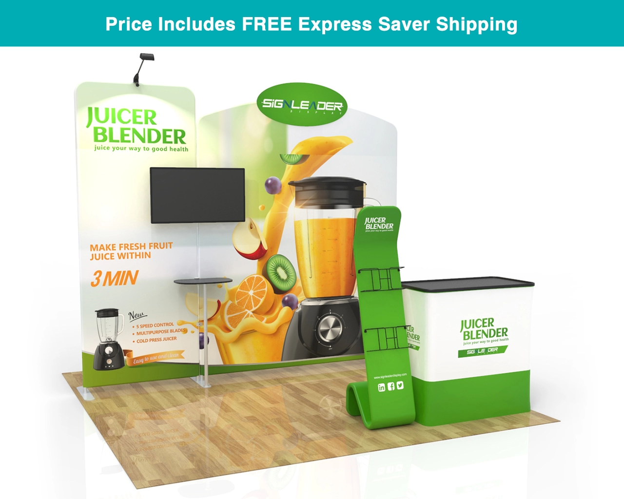 10ft Home Appliance Trade Show Booth Idea 04