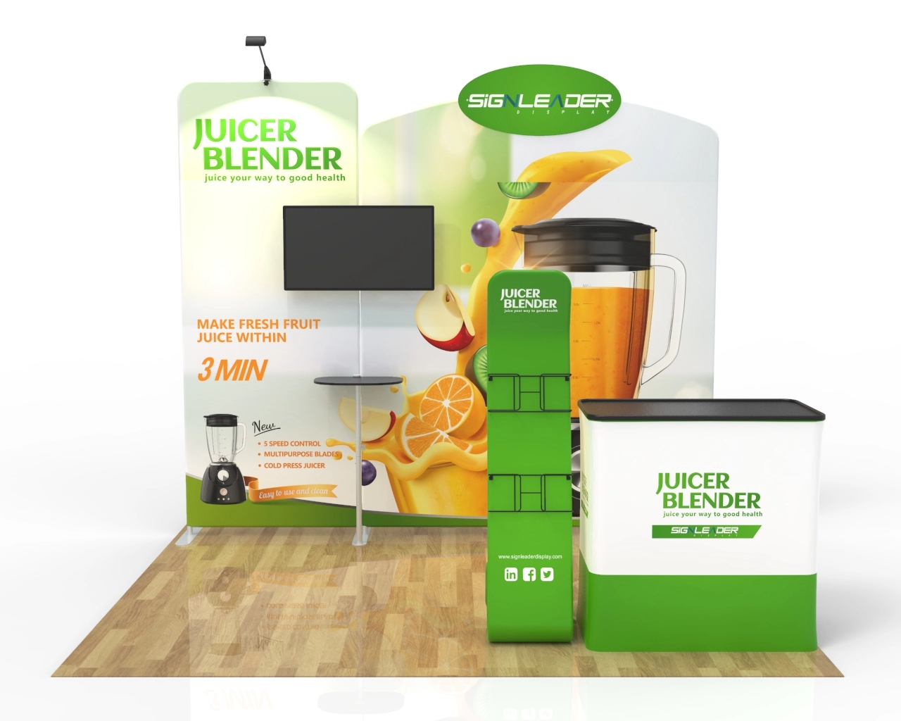 10ft Home Appliance Trade Show Booth Idea 04