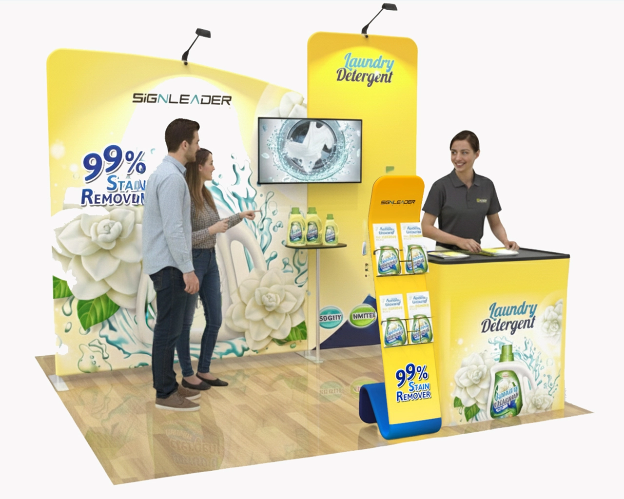10ft Household & Daily Use Trade Show Booth Idea 13 