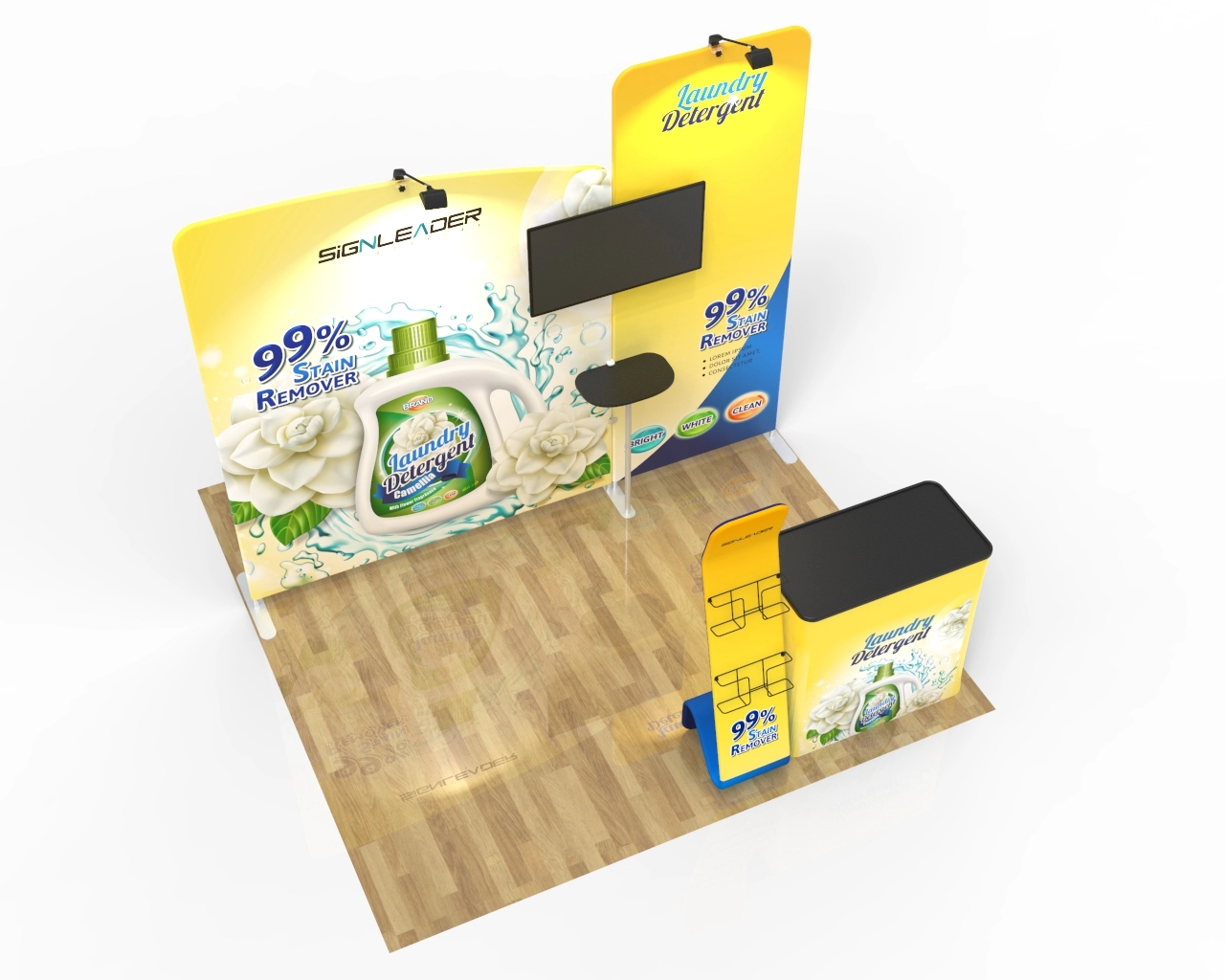 10ft Household & Daily Use Trade Show Booth Idea 13 