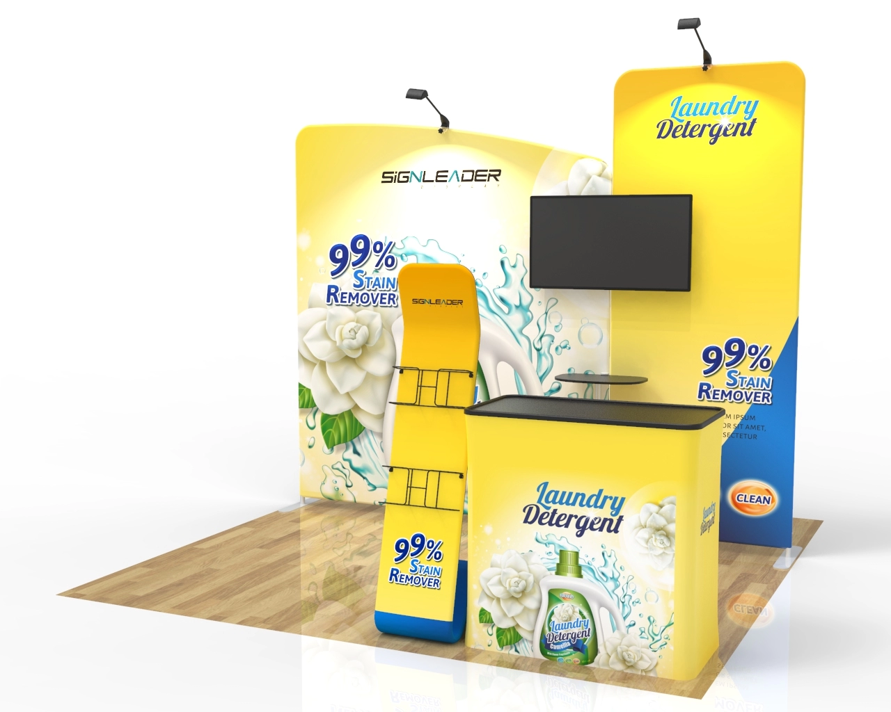 10ft Household & Daily Use Trade Show Booth Idea 13 