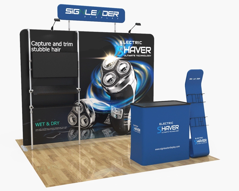10ft Portable Electronics & Gadget Trade Show Booth Idea 18