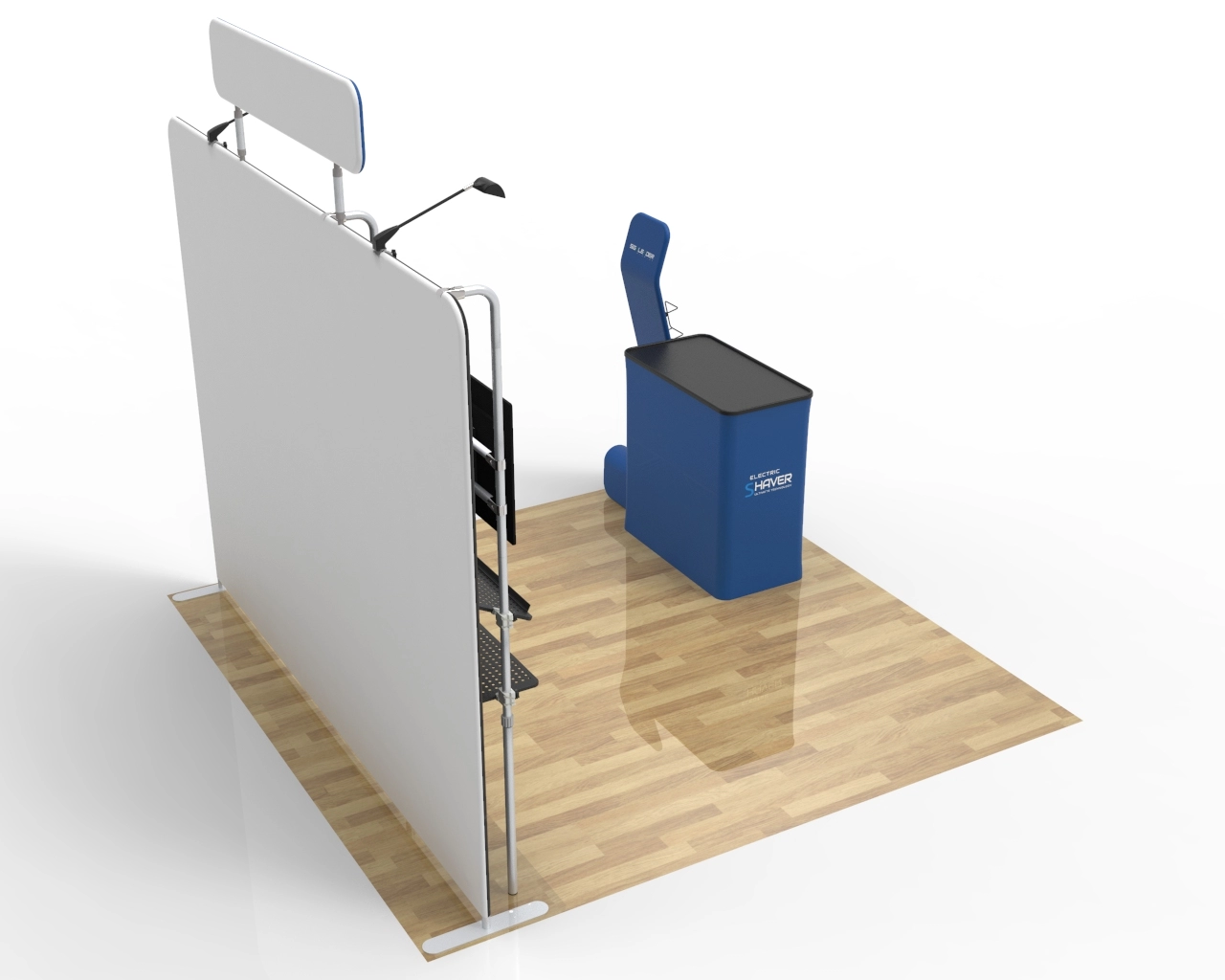 10ft Portable Electronics & Gadget Trade Show Booth Idea 18