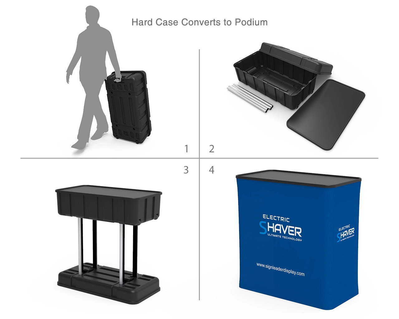 10ft Portable Electronics & Gadget Trade Show Booth Idea 18