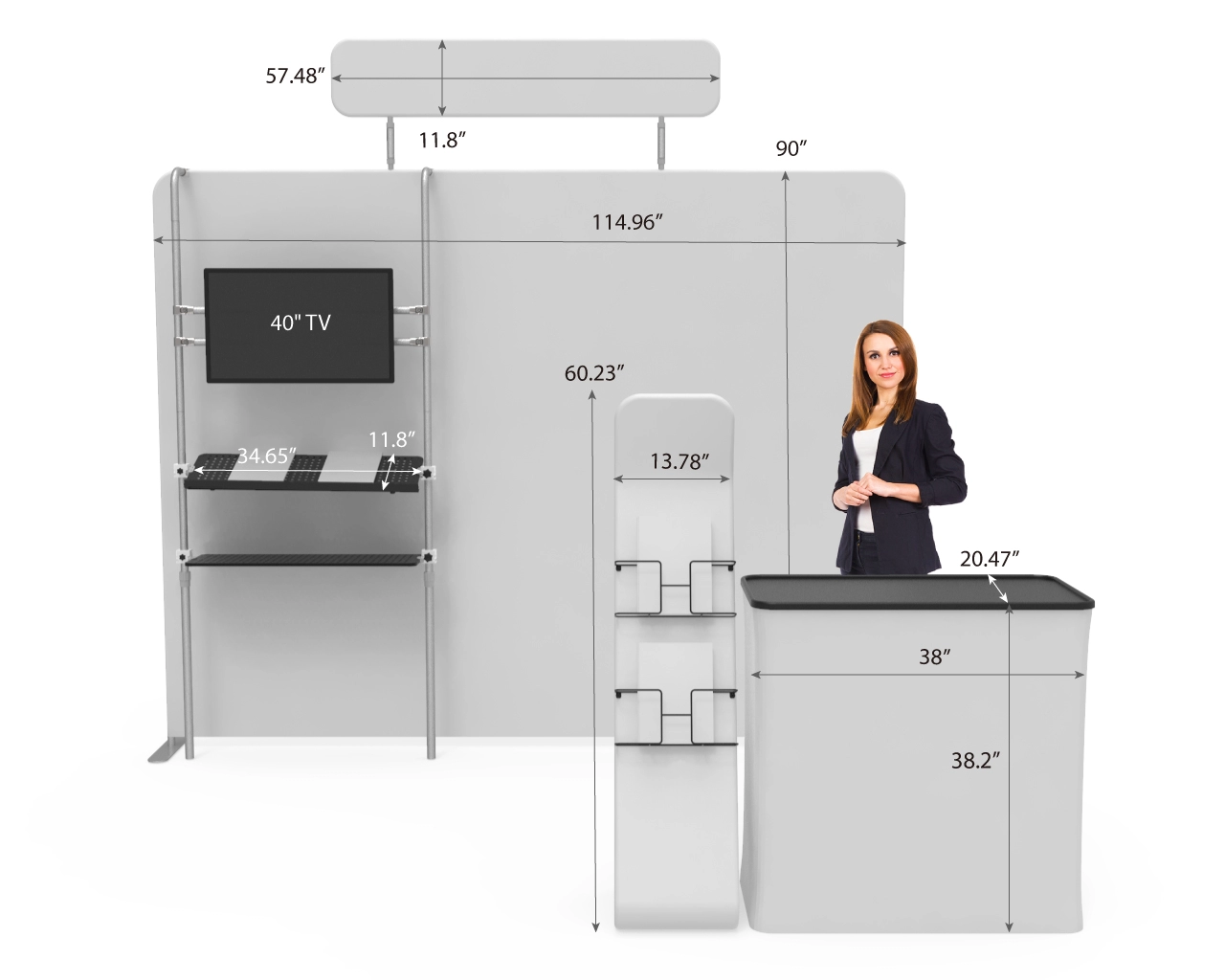 10ft Portable Electronics & Gadget Trade Show Booth Idea 18