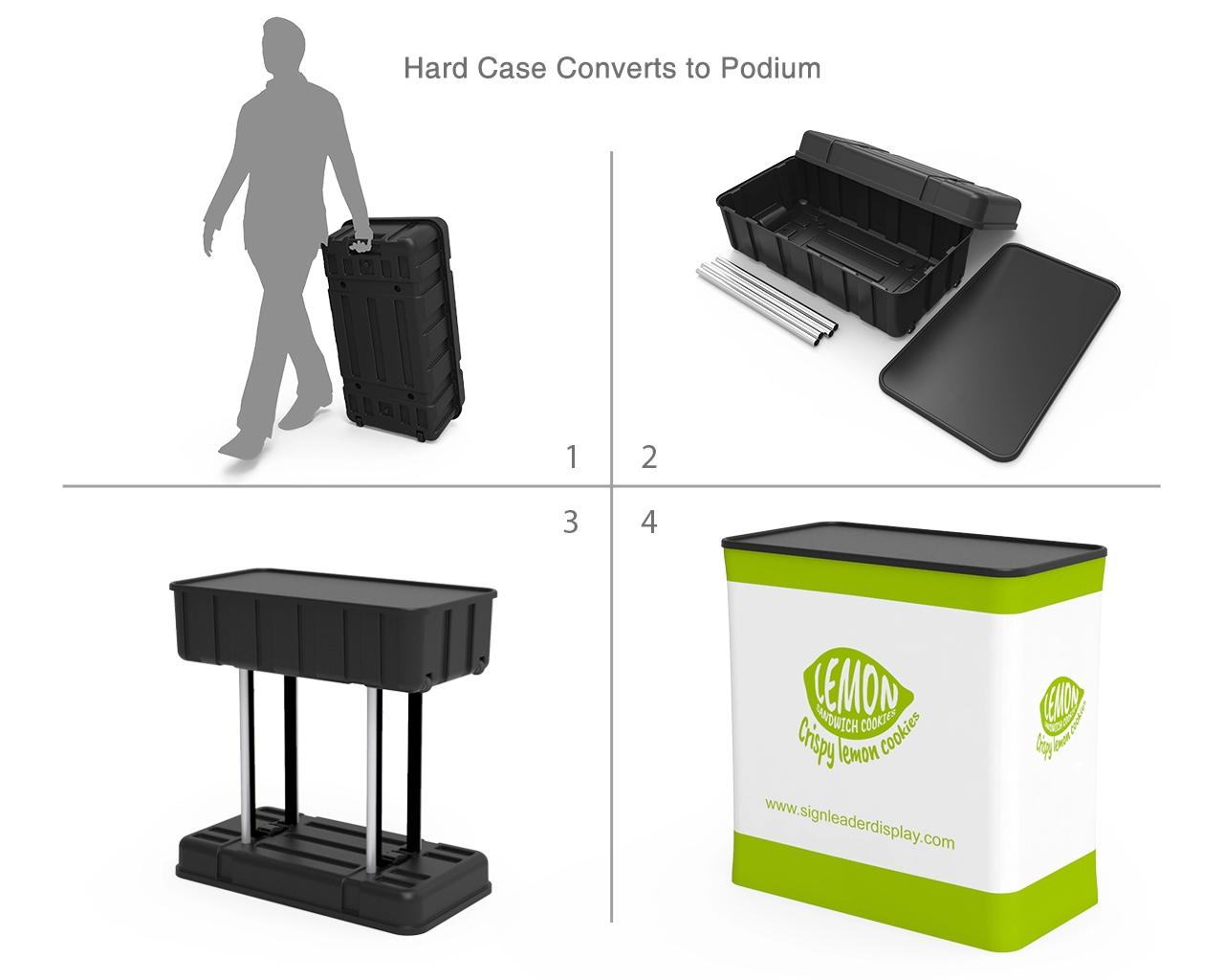 10ft Portable Food & Snack Trade Show Booth Idea 21 
