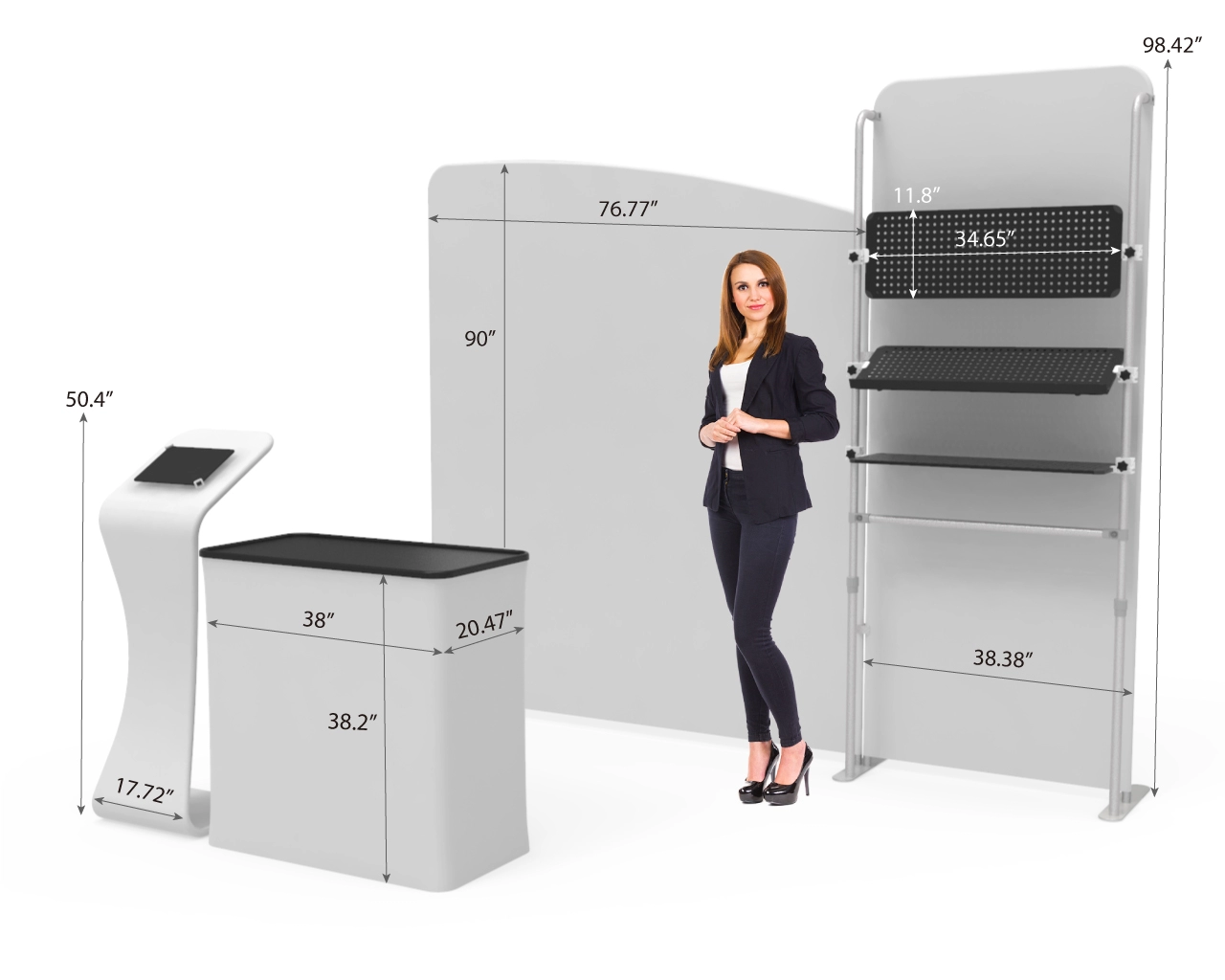 10ft Portable Food & Snack Trade Show Booth Idea 21 