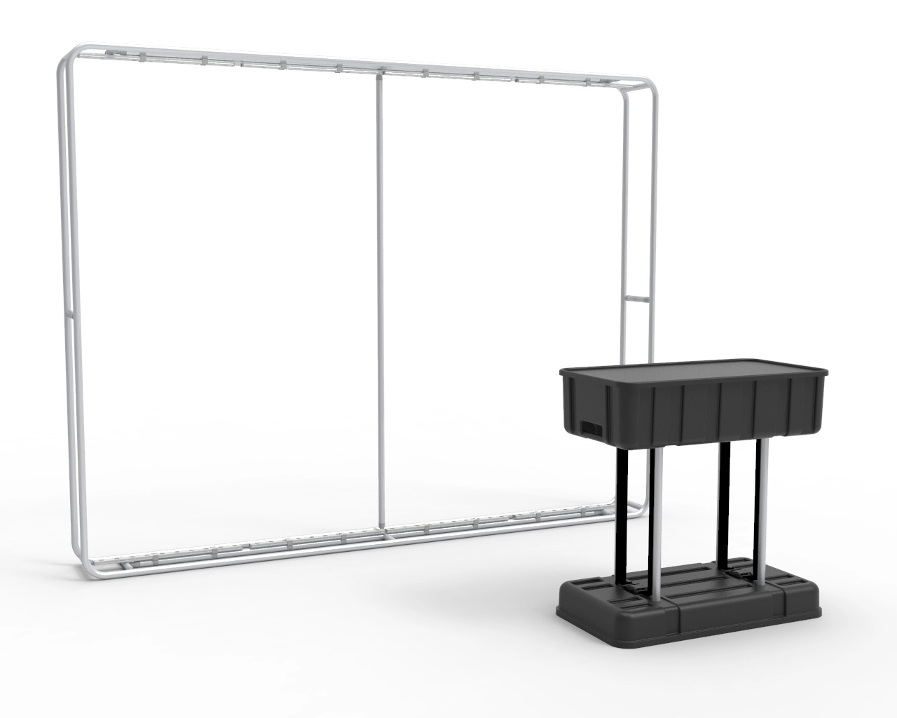 10ft Portazip Backdrop Backlit Trade Show Booth Main Animated