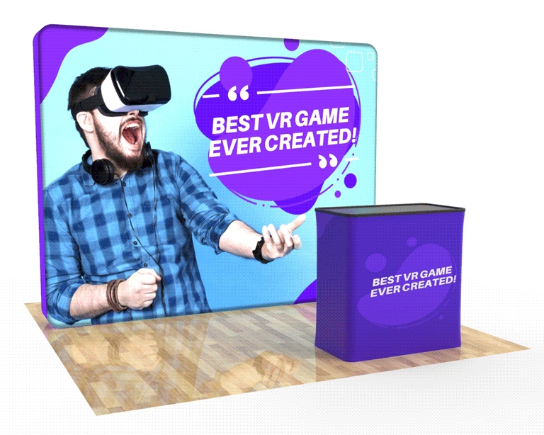 10ft  PortaZip™ Display - Backlit