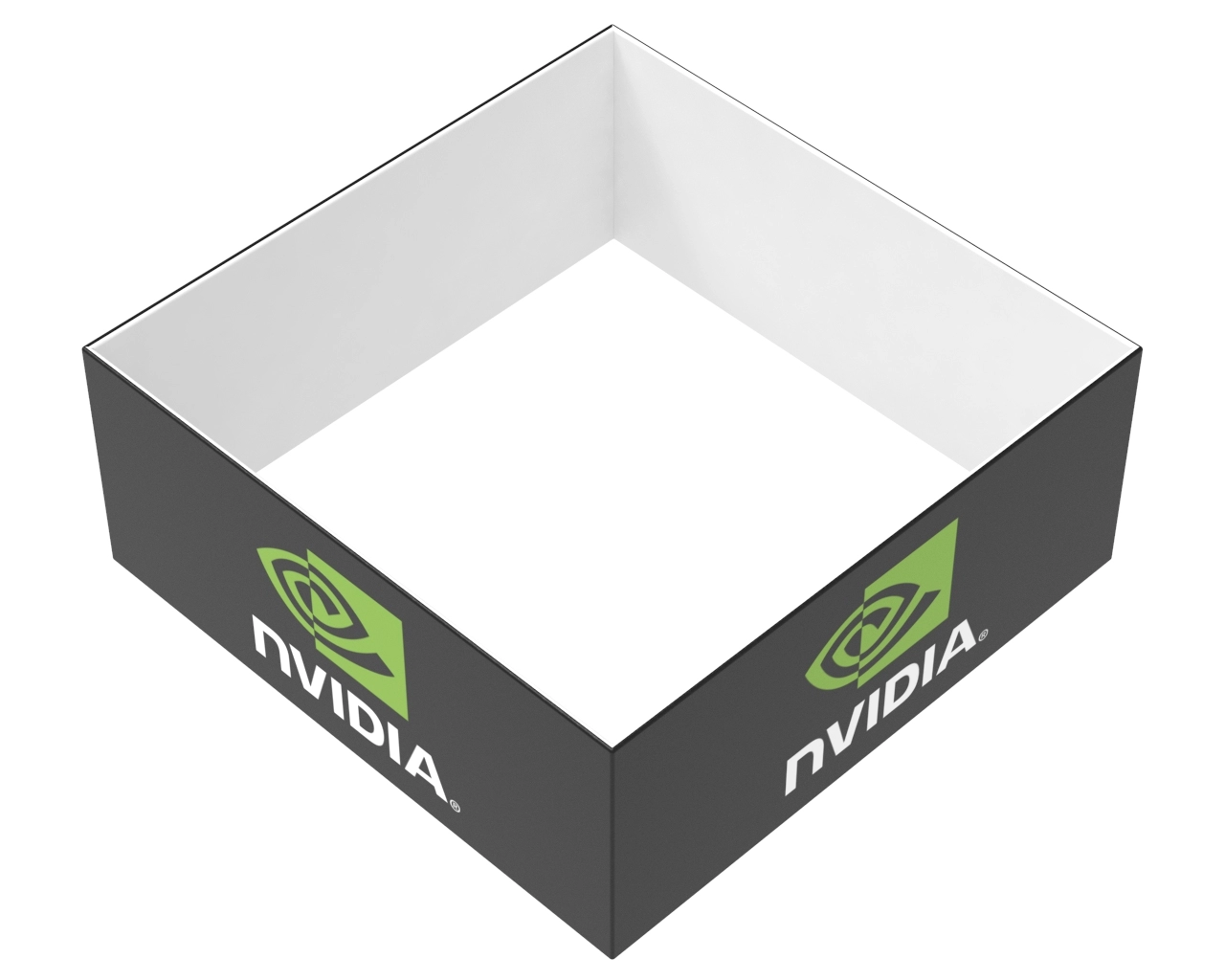 10ft Rectangular Trade Show Hanging Sign