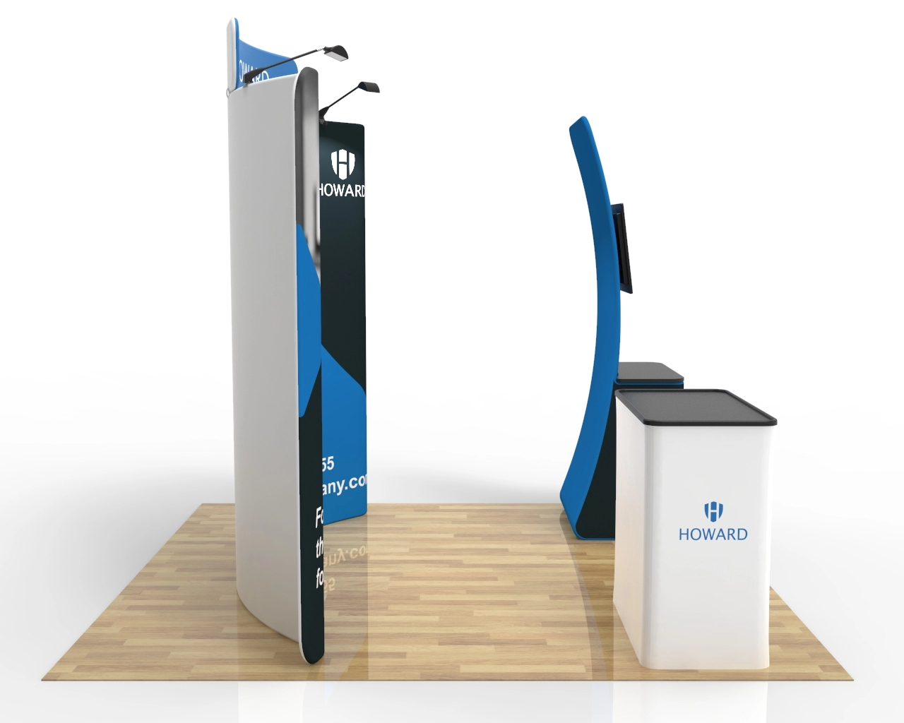 10ft Trade Show Booth Package 26 for Business Services & SaaS Consulting 