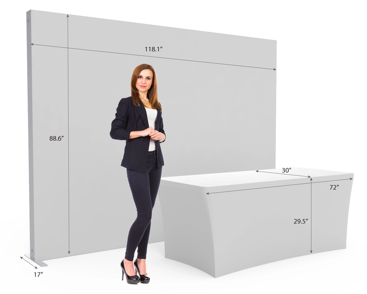 10ft SEGQuick™ Booth 19 - Backlit