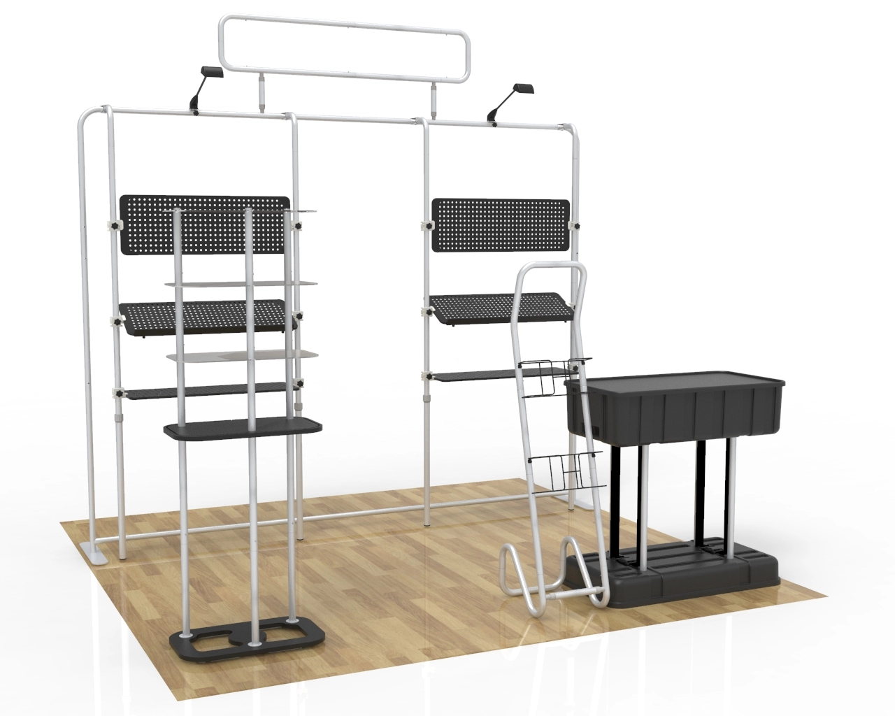 10ft Skincare Fragrance Trade Show Booth Kit E Animated