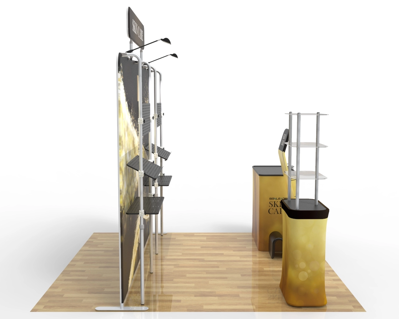 10ft Skincare & Fragrance Trade Show Booth Kit E