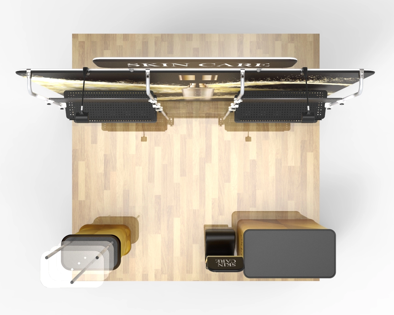 10ft Skincare & Fragrance Trade Show Booth Kit E