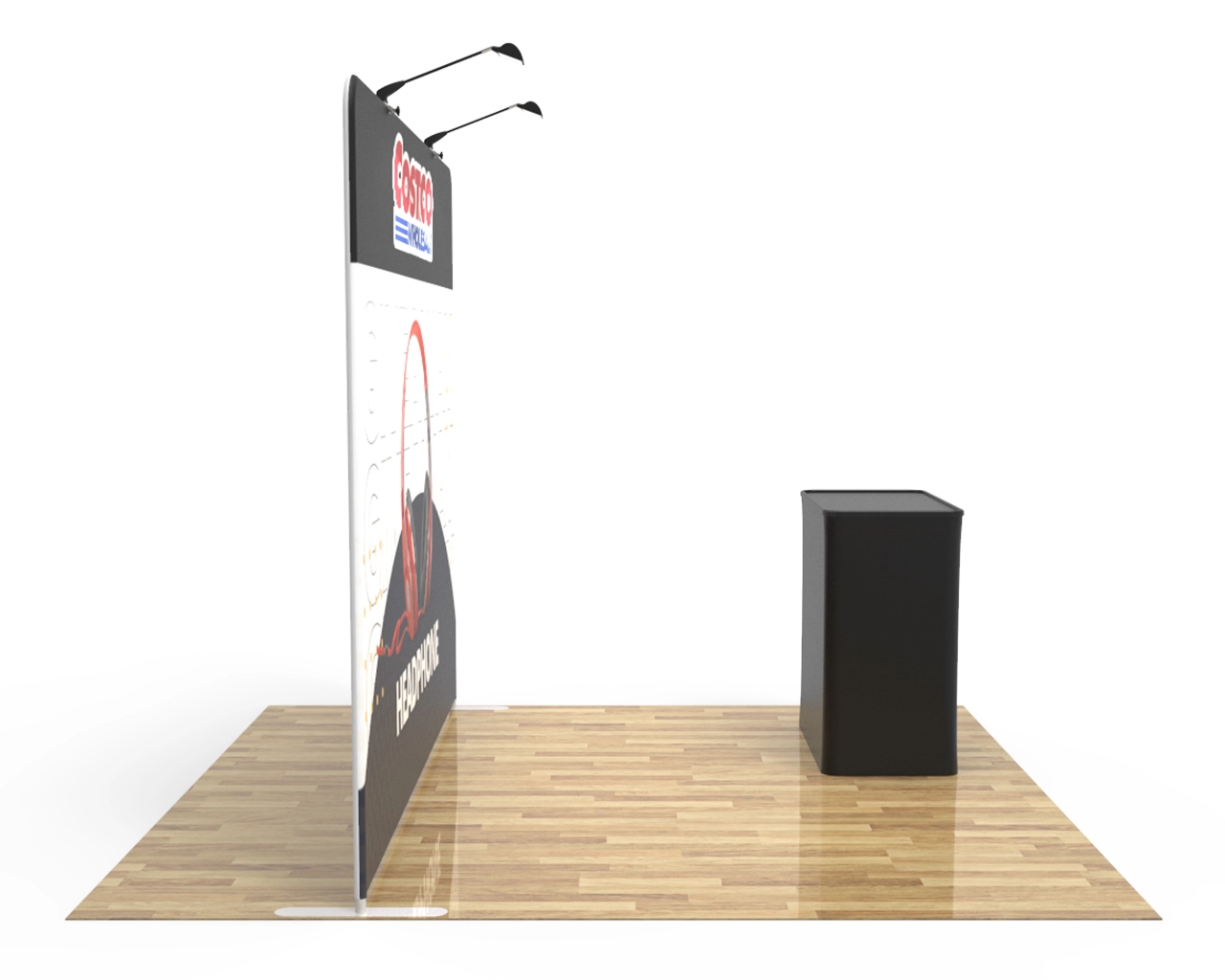 10ft Straight PortaZip™ Backdrop