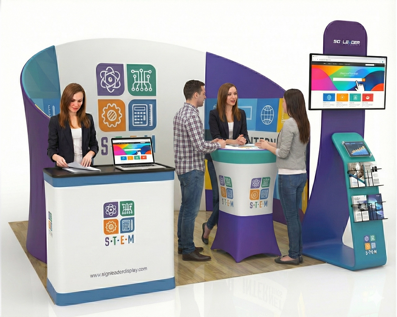 10ft Tech & Electronics Trade Show Booth Kit K