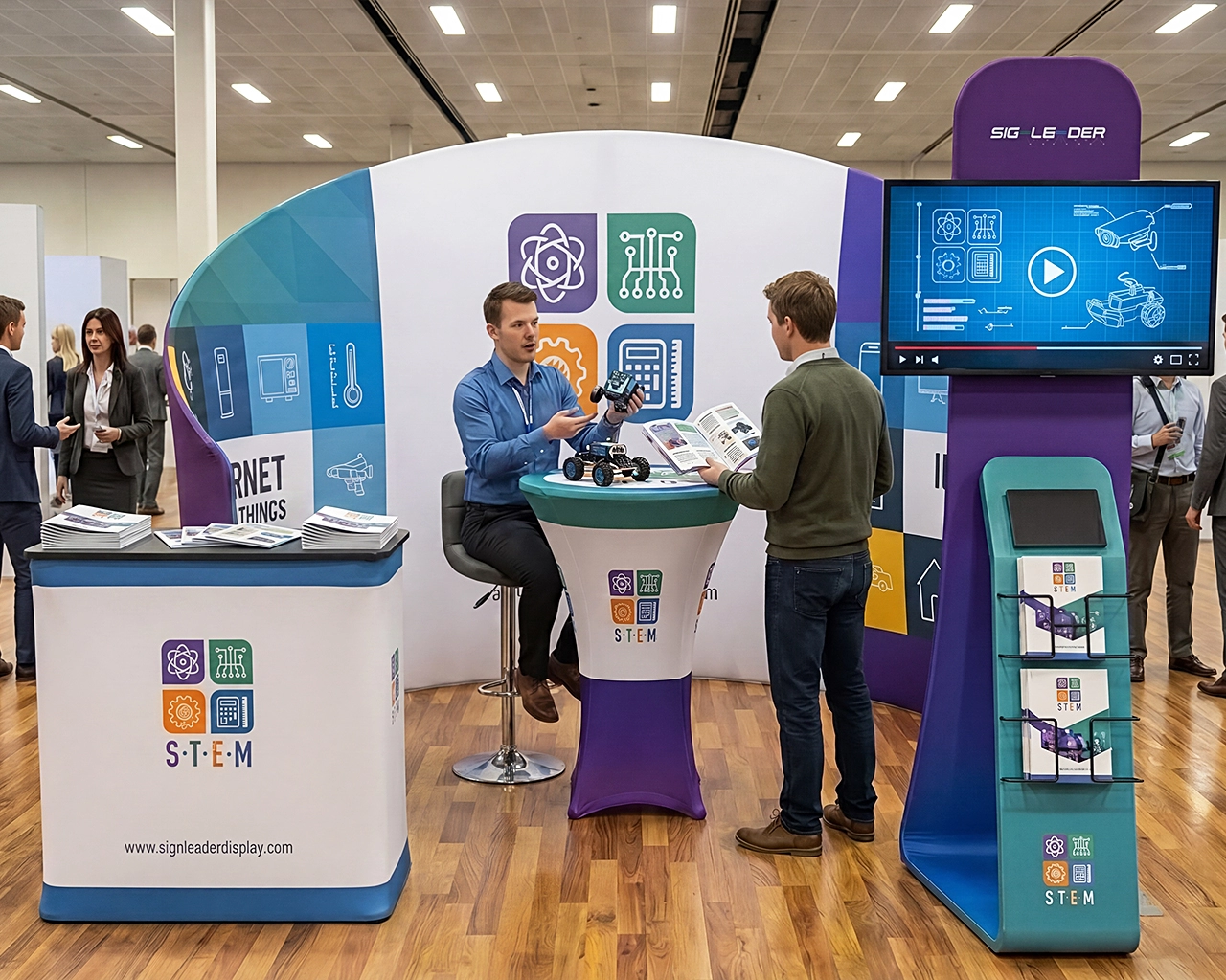 10ft Tech & Electronics Trade Show Booth Kit K