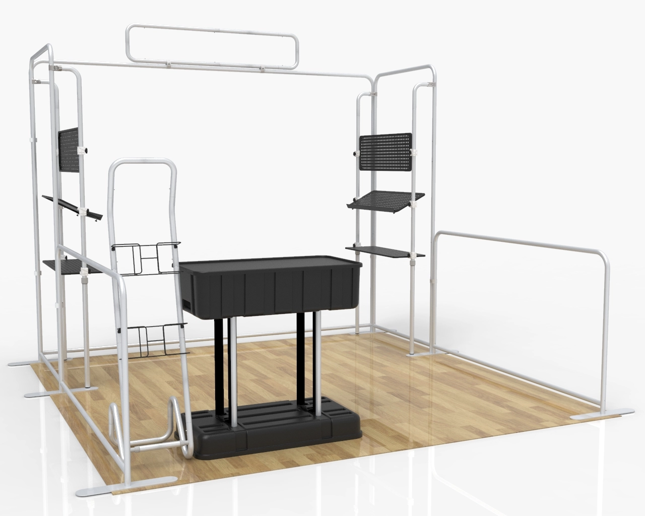 10ft Trade Show Booth Kit Y for Personal Hygiene & Oral Care Products 