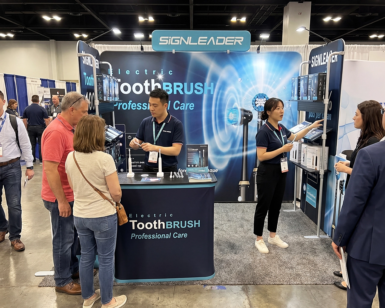 10ft Trade Show Booth Kit Y for Personal Hygiene & Oral Care Products 