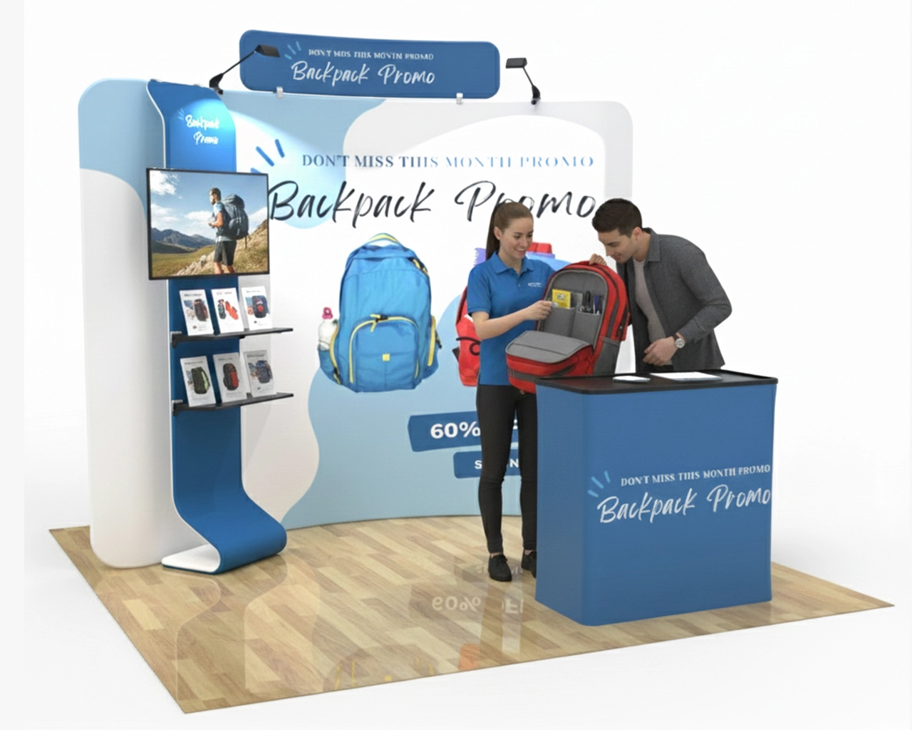 10ft Curved FlexBooth™ Max Kit