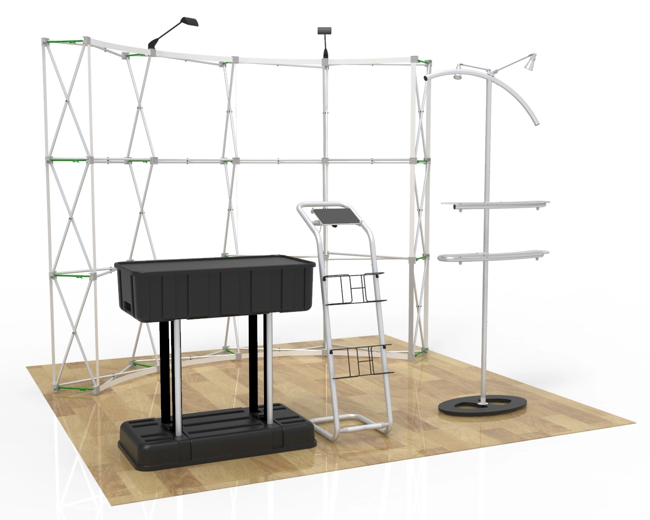 10ft Trade Show Booth Package 30 for Wine & Gourmet Food Brands  
