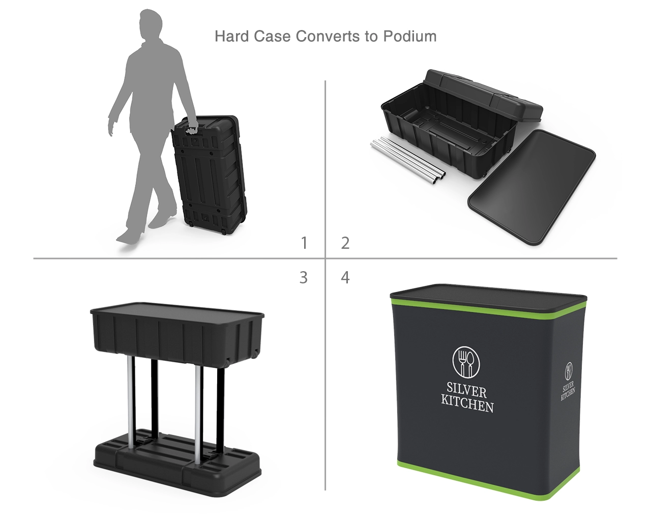 10ft Trade Show Booth Package 30 for Wine & Gourmet Food Brands  