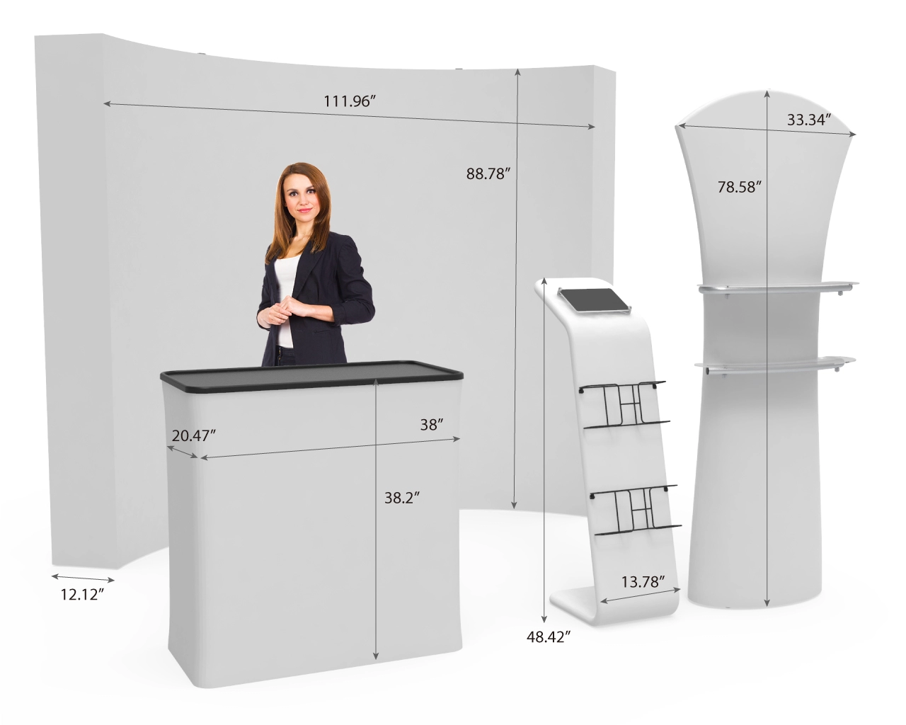 10ft Trade Show Booth Package 30 for Wine & Gourmet Food Brands  