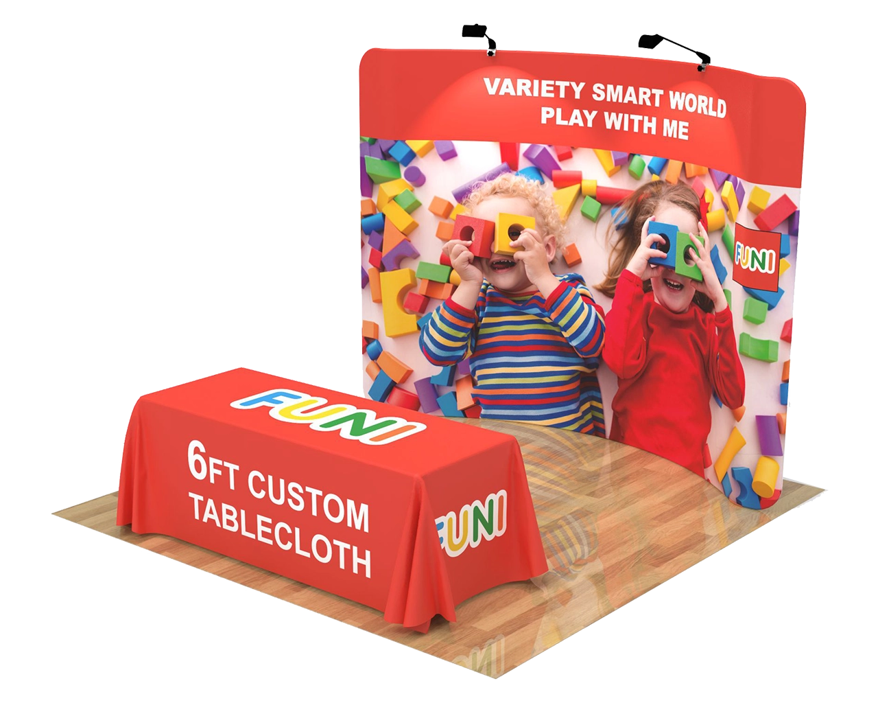 10ft Curved Portable Trade Show Booth Kit 02