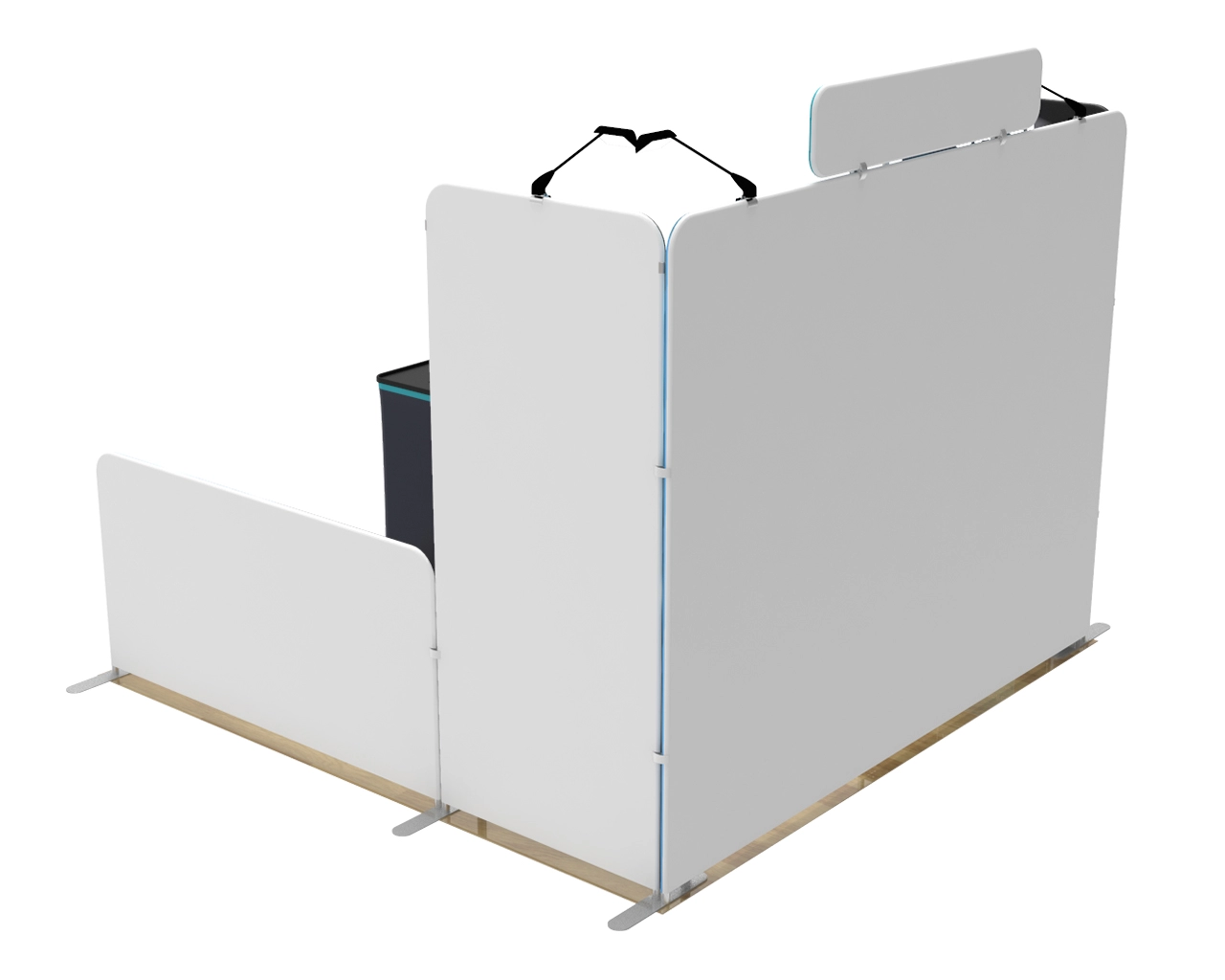10ft Trade Show Booth Kit Y for Personal Hygiene & Oral Care Products 