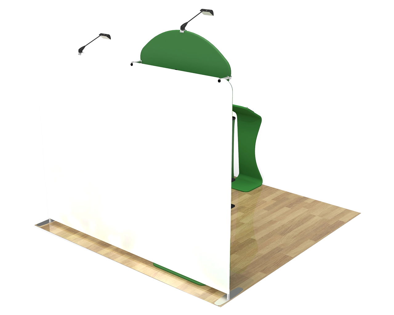 10ft Custom Trade Show Booth Kit I for Frozen Treats & Green Foods