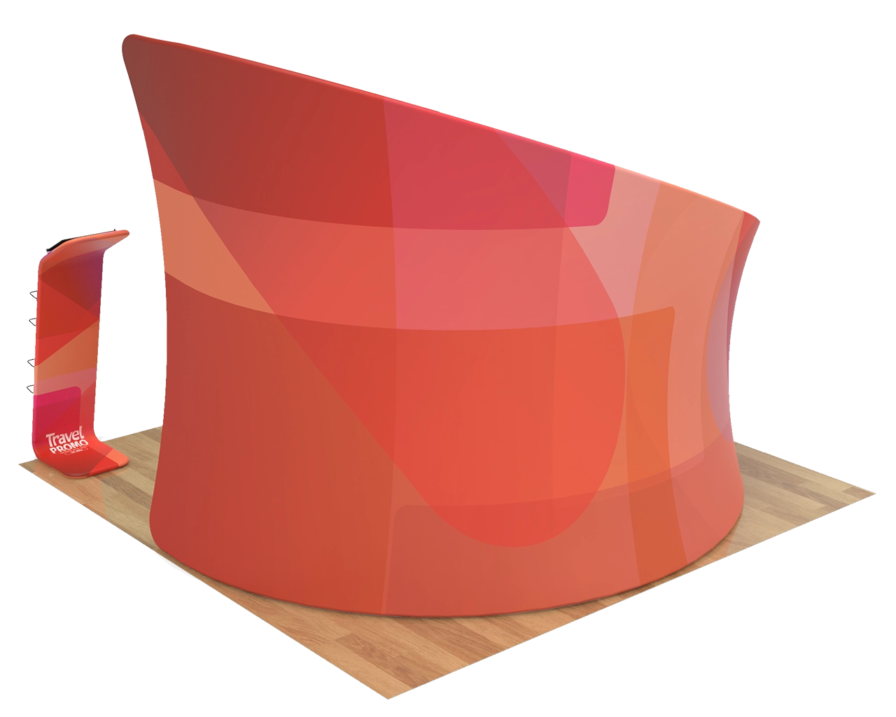 10ft Custom Portable Trade Show Booth Kit L