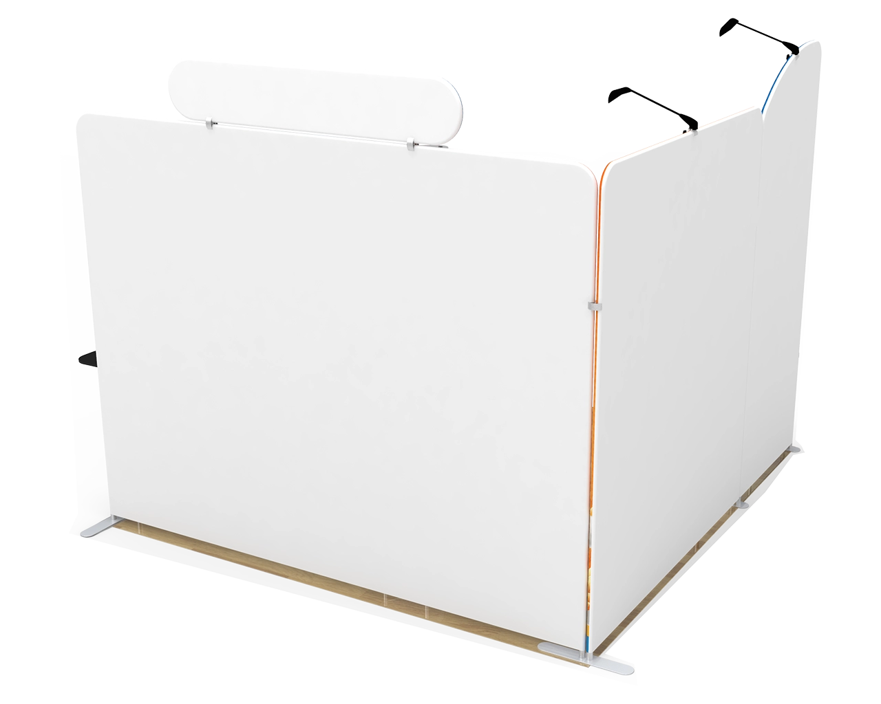 Custom Trade Show Booth Kit T for Healthy Foods & Cereals - 10ft & 20ft Options