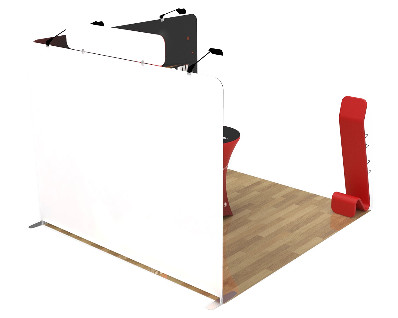 10ft Custom Portable Trade Show Booth Kit X