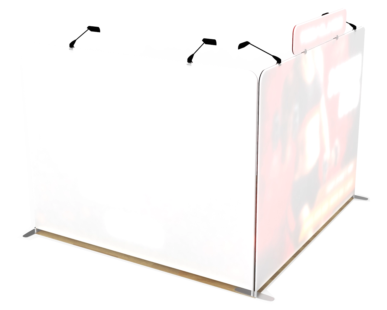 10ft Custom Portable Trade Show Booth Kit X