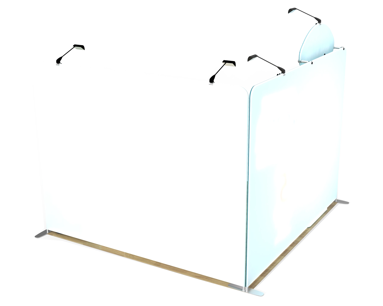 Custom Trade Show Booth Kit Z for Cleaning & Drainage Solutions — 10ft & 20ft Options