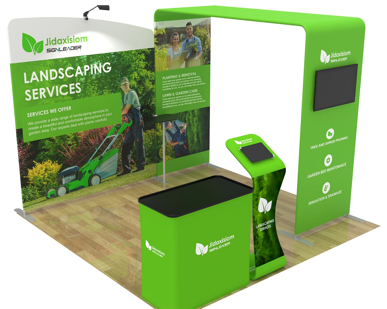 10ft Commercial Trade Show Booth Idea 06