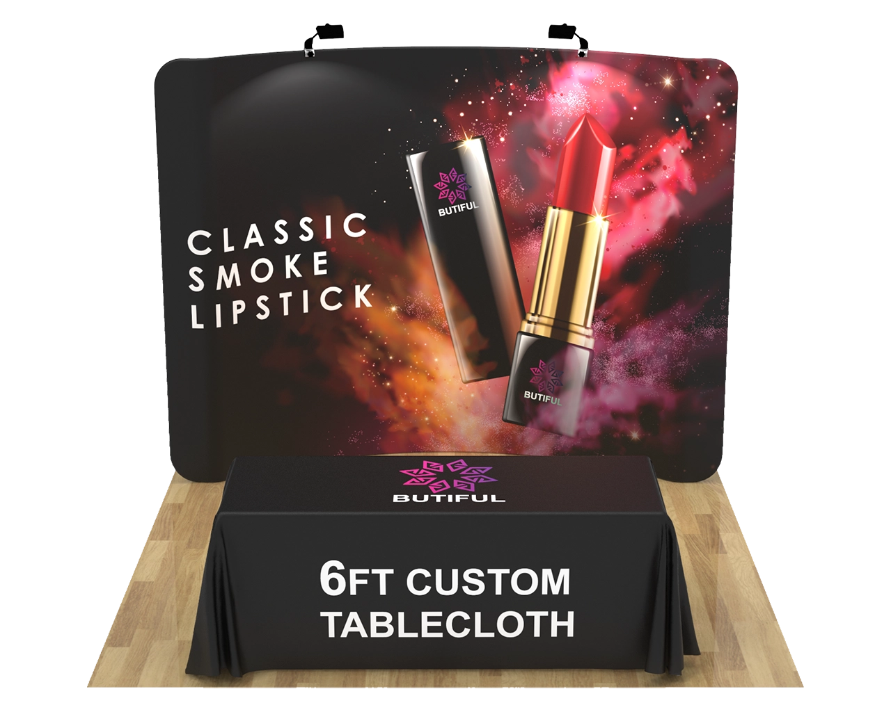 10ft S Shape Portable Trade Show Booth Kit 08