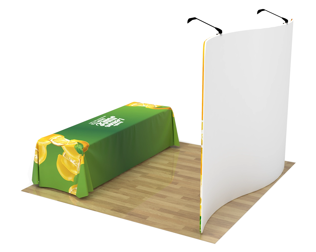 10ft S Shape Portable Trade Show Booth Kit 09