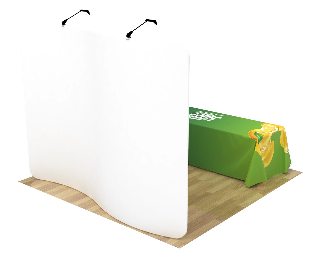 10ft S Shape Portable Trade Show Booth Kit 09