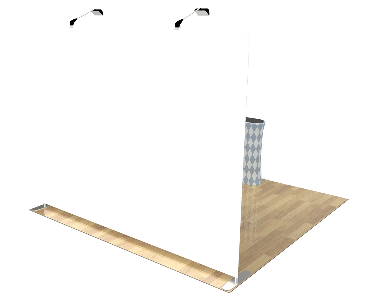 10ft Straight Portable Trade Show Booth Kit 04