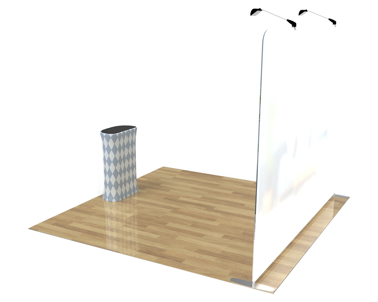 10ft Straight Portable Trade Show Booth Kit 04