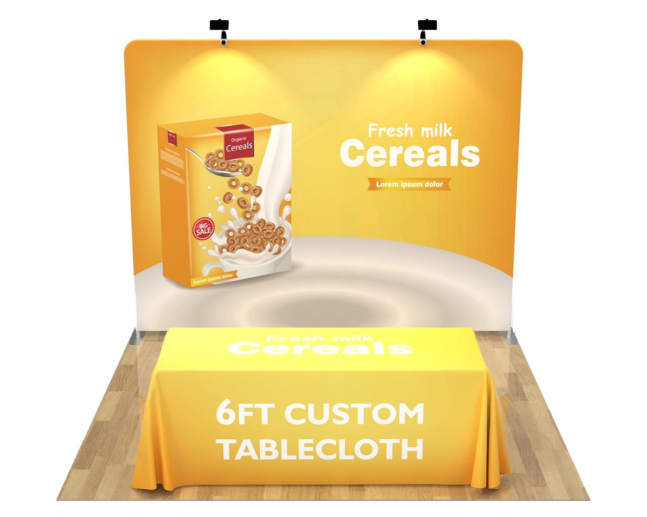 10ft Cereal & Snack Food Trade Show Backdrop 05