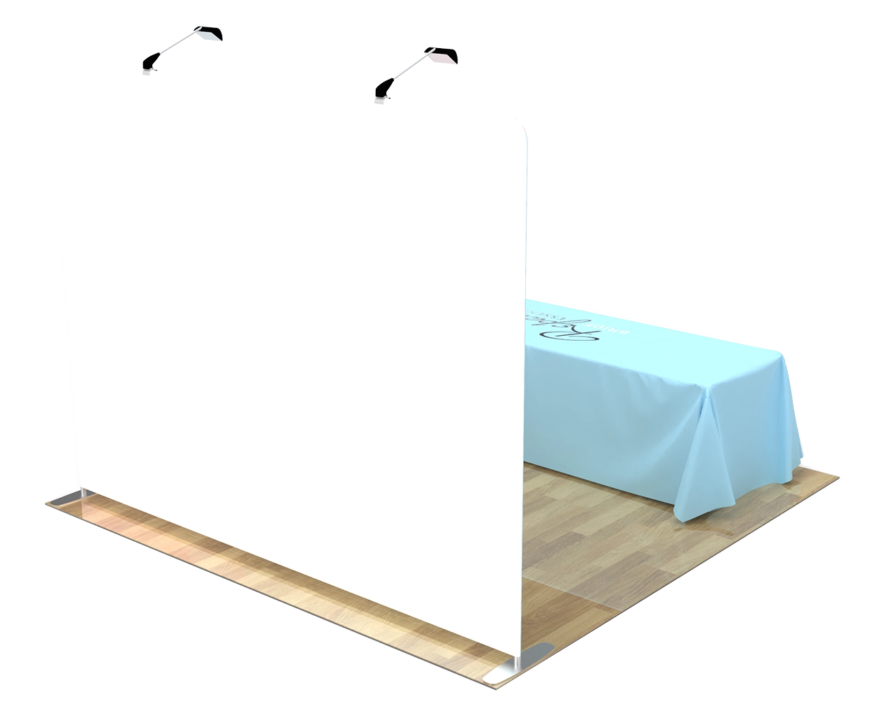 10ft Straight Portable Trade Show Booth Kit 06