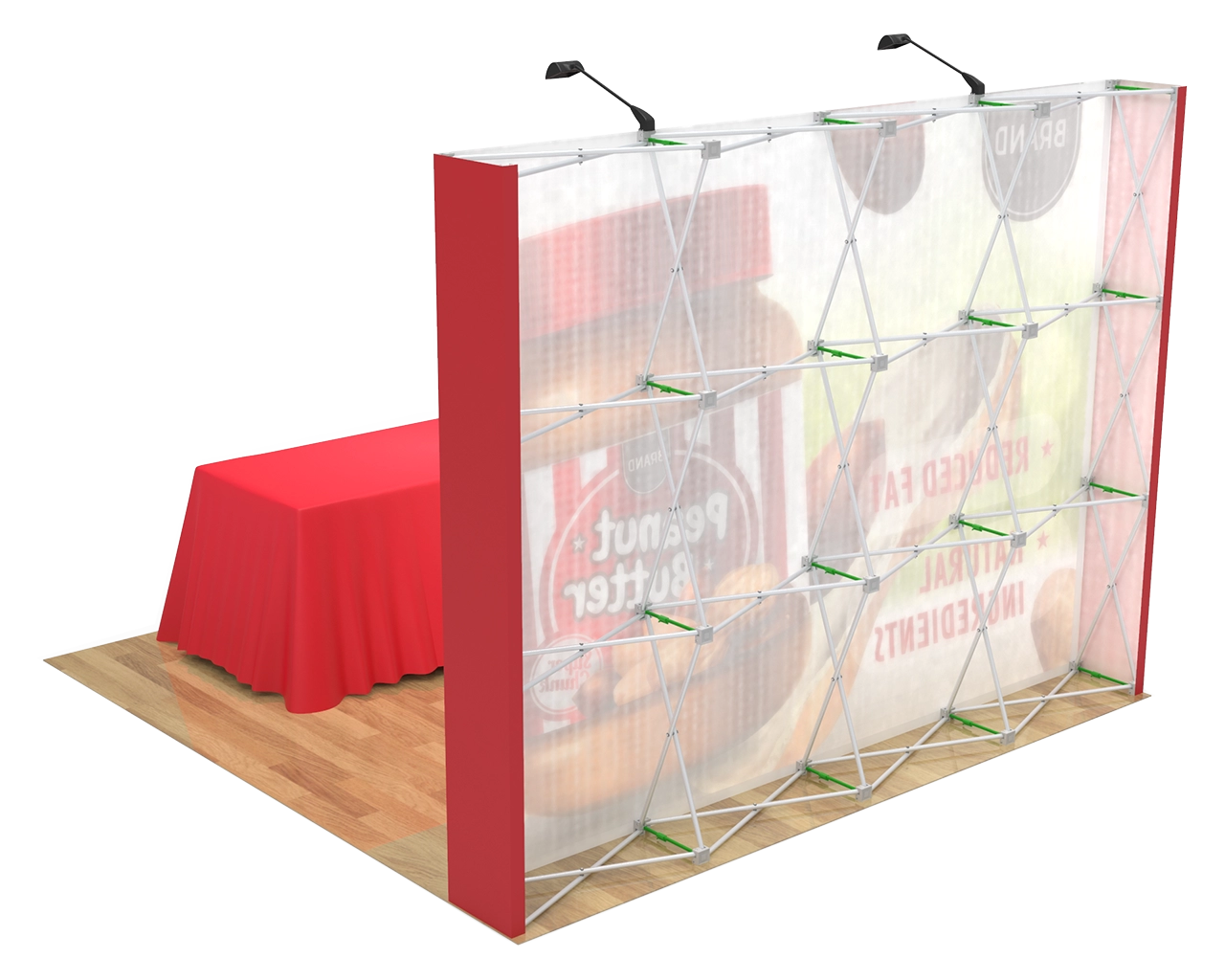 10ft Straight Pop Up Display Kit
