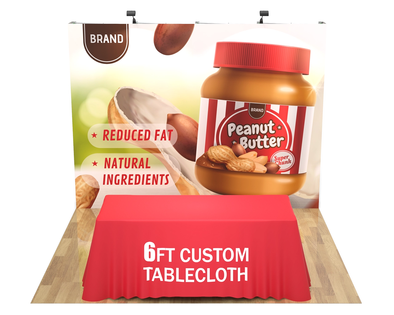 10ft Straight Pop Up Display Kit
