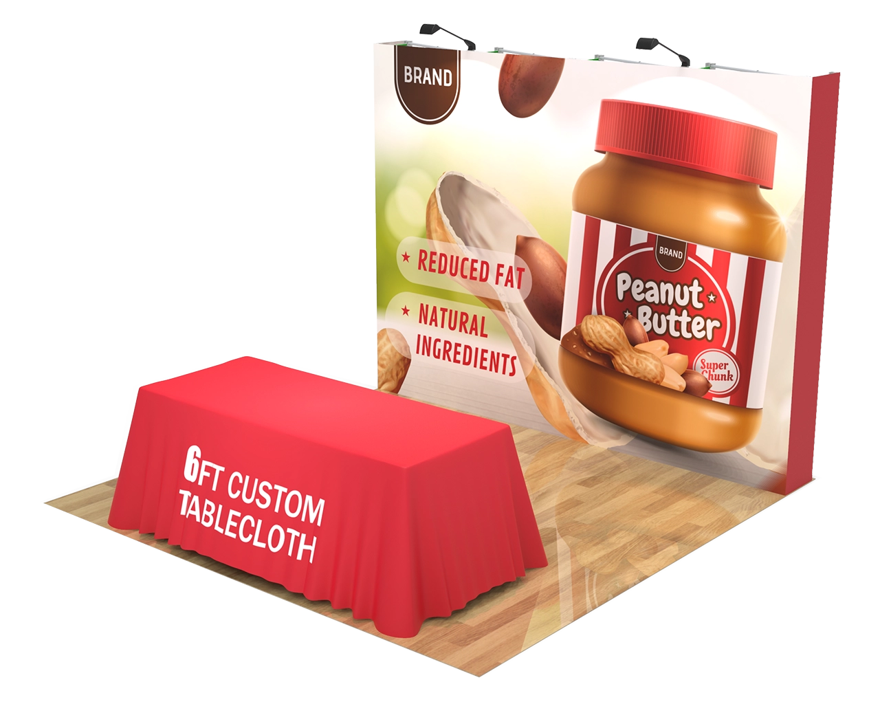 10ft Straight Pop Up Display Kit