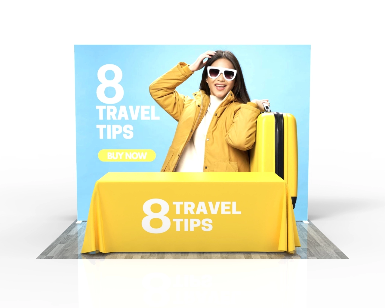 10ft SEGQuick™ Booth 22 - Pop Up Backlit
