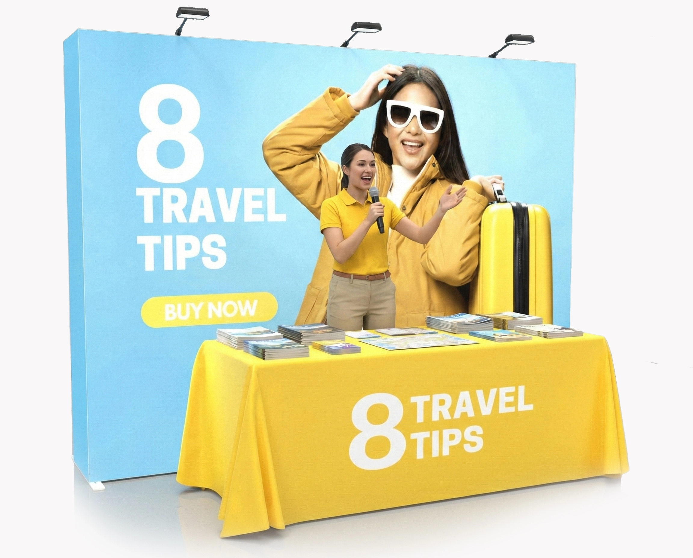 10ft SEGQuick™ Booth 22 - Pop Up Backlit